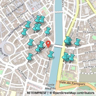 Mappa Piazza San Fermo, 37121 Verona VR, Italia (0.2215)