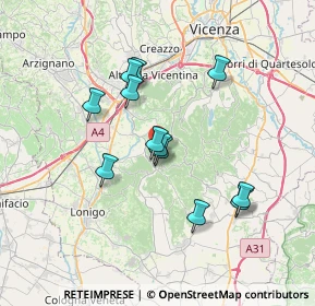 Mappa Via Rossi, 36040 Grancona VI, Italia (6.11333)