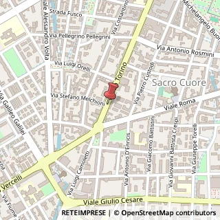 Mappa Corso Torino, 45/b, 28100 Novara, Novara (Piemonte)