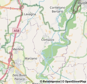 Mappa 26833 Comazzo LO, Italia (3.566)