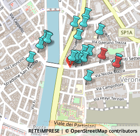 Mappa Via San Paolo, 37129 Verona VR, Italia (0.1955)