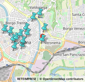 Mappa Via S. Paolo, 37129 Verona VR, Italia (1.05857)