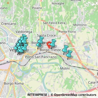 Mappa Via Pegrassi Salesio, 37131 Verona VR, Italia (2.18056)