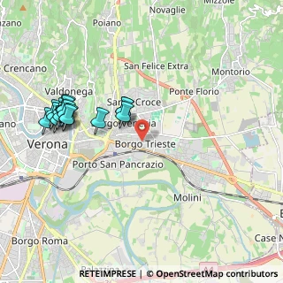 Mappa Via Pegrassi Salesio, 37131 Verona VR, Italia (2.18375)