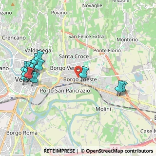 Mappa Via Pegrassi Salesio, 37131 Verona VR, Italia (2.495)