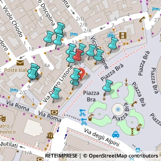 Mappa Via Dietro Listone, 37121 Verona VR, Italia (0.05526)