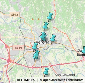 Mappa Via Dietro Listone, 37121 Verona VR, Italia (3.61636)
