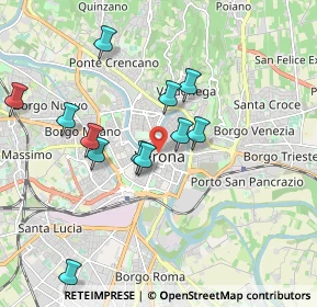 Mappa Via Dietro Listone, 37121 Verona VR, Italia (1.78833)