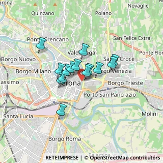 Mappa Via Dogana, 37121 Verona VR, Italia (1.17)