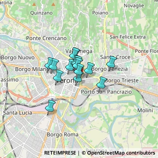 Mappa Via Dogana, 37121 Verona VR, Italia (0.9675)