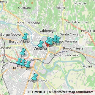 Mappa Via Dogana, 37121 Verona VR, Italia (1.79545)