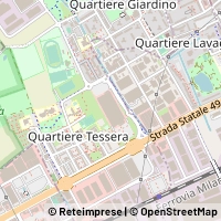 Mapa Cesano Boscone