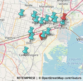 Mappa Piazza San Nicolò, 30034 Mira VE, Italia (6.59357)