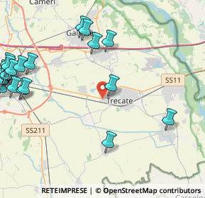 Mappa Via Novara, 28069 Trecate NO, Italia (5.9845)