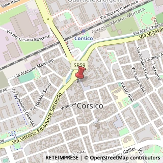 Mappa Via Camillo Benso Conte di Cavour, 6, 20094 Corsico, Milano (Lombardia)