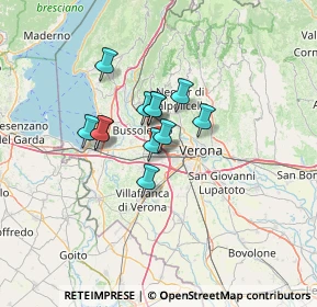 Mappa Via Alcide De Gasperi, 37060 Lugagnano VR, Italia (8.64667)