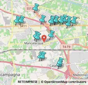 Mappa Via Alcide De Gasperi, 37060 Lugagnano VR, Italia (1.961)