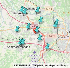 Mappa Via Alcide De Gasperi, 37060 Lugagnano VR, Italia (3.68286)