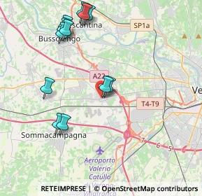 Mappa Via Alcide De Gasperi, 37060 Lugagnano VR, Italia (4.3475)