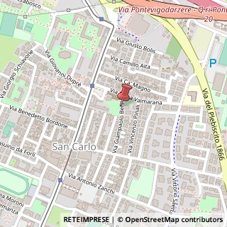 Mappa Via Giampaolo Berti,  21, 35133 Padova, Padova (Veneto)