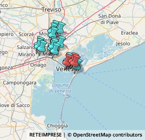 Mappa Calle Quintavalle, 30122 Venezia VE, Italia (9.7435)