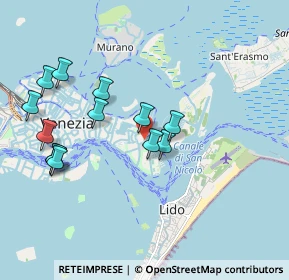 Mappa Calle Quintavalle, 30122 Venezia VE, Italia (1.90769)