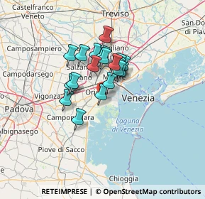 Mappa Via Sant'Ilario, 30034 Mira VE, Italia (8.9875)