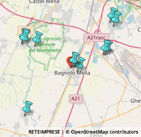 Mappa Via Giovanni XXIII, 25021 Bagnolo Mella BS, Italia (4.17545)