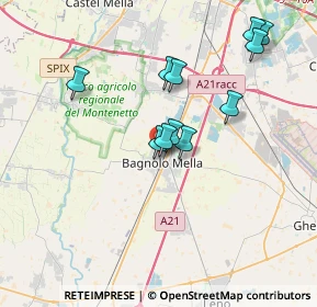Mappa Via Giovanni XXIII, 25021 Bagnolo Mella BS, Italia (3.29909)