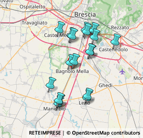 Mappa Via Giovanni XXIII, 25021 Bagnolo Mella BS, Italia (6.60889)