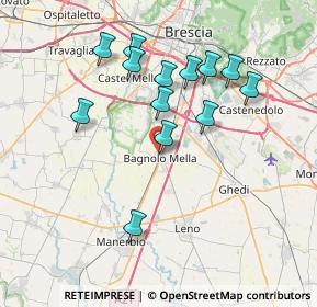 Mappa Via Giovanni XXIII, 25021 Bagnolo Mella BS, Italia (7.02462)