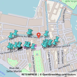 Mappa Calle Frizier, 30122 Venezia VE, Italia (0.13846)