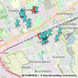Mappa Via Generale Cantore, 20094 Corsico MI, Italia (0.9555)