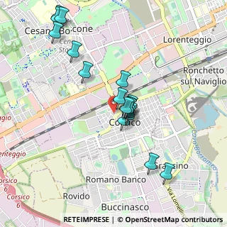 Mappa Via Generale Cantore, 20094 Corsico MI, Italia (0.88765)
