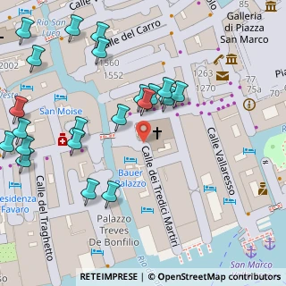 Mappa Corte del Teatro S. Moise, 30124 Venezia VE, Italia (0.06667)
