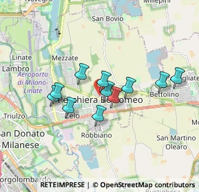 Mappa P.za R. Lombardi, 20068 Peschiera Borromeo MI, Italia (1.34909)