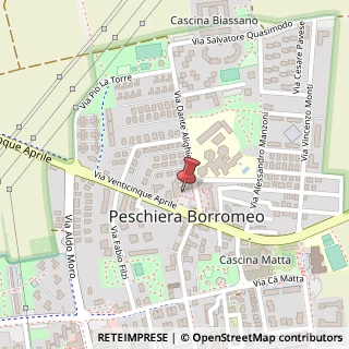 Mappa Piazza Riccardo Lombardi, 1, 20068 Peschiera Borromeo, Milano (Lombardia)