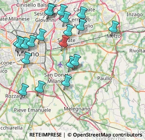 Mappa P.za R. Lombardi, 20068 Peschiera Borromeo MI, Italia (8.93)