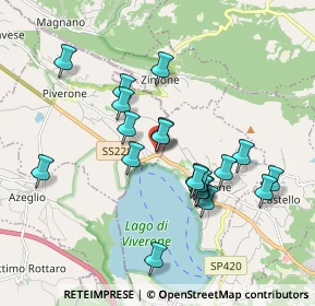 Mappa Via Statale, 10010 Piverone TO, Italia (1.727)