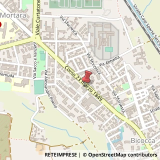 Mappa Via XXIII Marzo 1849, 222, 28100 Novara, Novara (Piemonte)