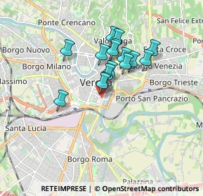 Mappa Via dello Zappatore, 37122 Verona VR, Italia (1.31813)