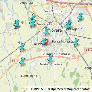 Mappa Via Crimea, 28100 Novara NO, Italia (2.36286)