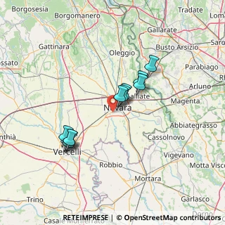 Mappa Via Bergamo, 28100 Novara NO, Italia (12.22909)