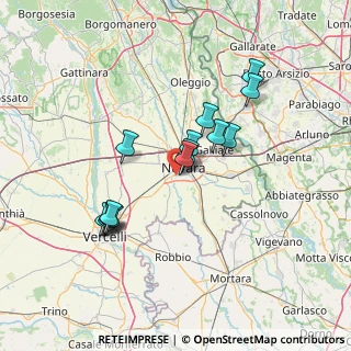Mappa Via Bergamo, 28100 Novara NO, Italia (12.53357)