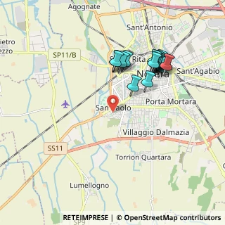 Mappa Via Bergamo, 28100 Novara NO, Italia (1.914)