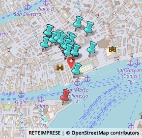 Mappa Calle Vallaresso, 30124 Venezia VE, Italia (0.174)