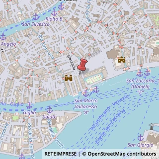 Mappa San Marco, 1298, 30124 Venezia, Venezia (Veneto)