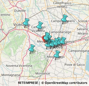 Mappa Via Giovanni Falcone, 35035 Mestrino PD, Italia (8.75615)