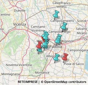 Mappa Via Giovanni Falcone, 35035 Mestrino PD, Italia (10.08154)