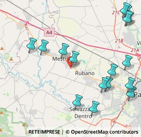Mappa Via Giovanni Falcone, 35035 Mestrino PD, Italia (5.32)